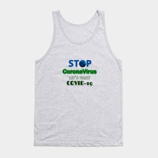 Lets Fight Covid 19 Tank Top